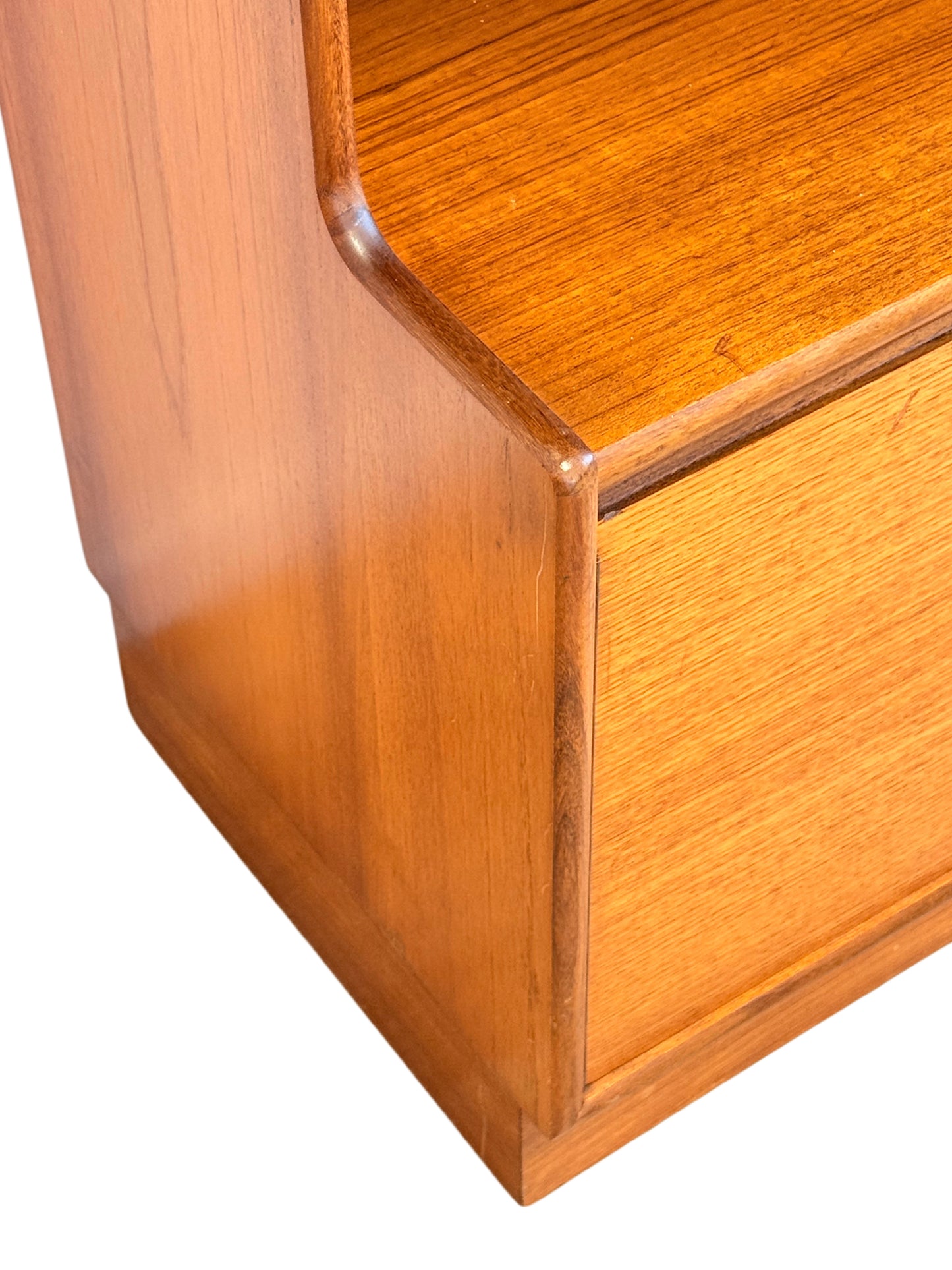 Turnidge Of London, Mid Century Modern Danish Design Teak Wall Unit