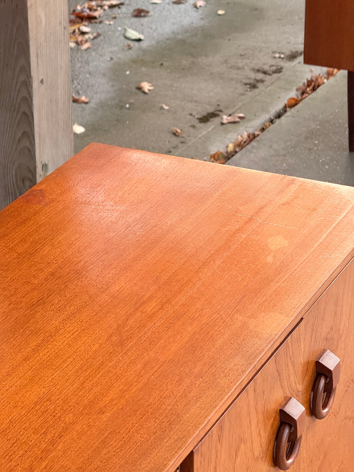 Beautility Teak Sideboard, Mid-Century Masterpiece with Sculptural Trestle Base, 1960s British Craftsmanship