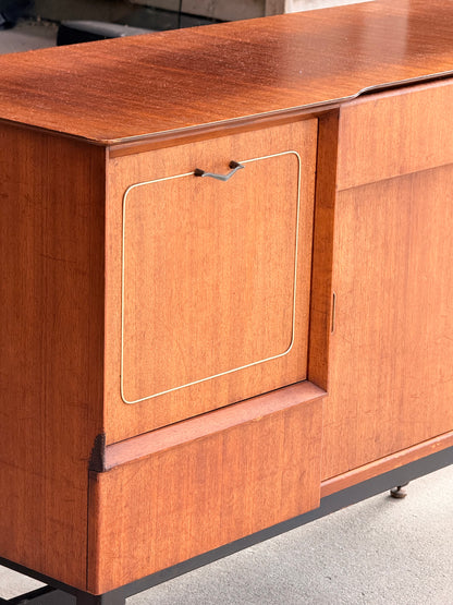 Beautility Mid-Century Teak Sideboard / Drinks Cabinet, c.1960s