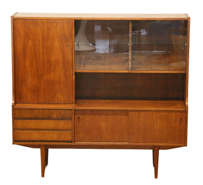 Mid Century Modern Danish Design Teak Highboard
