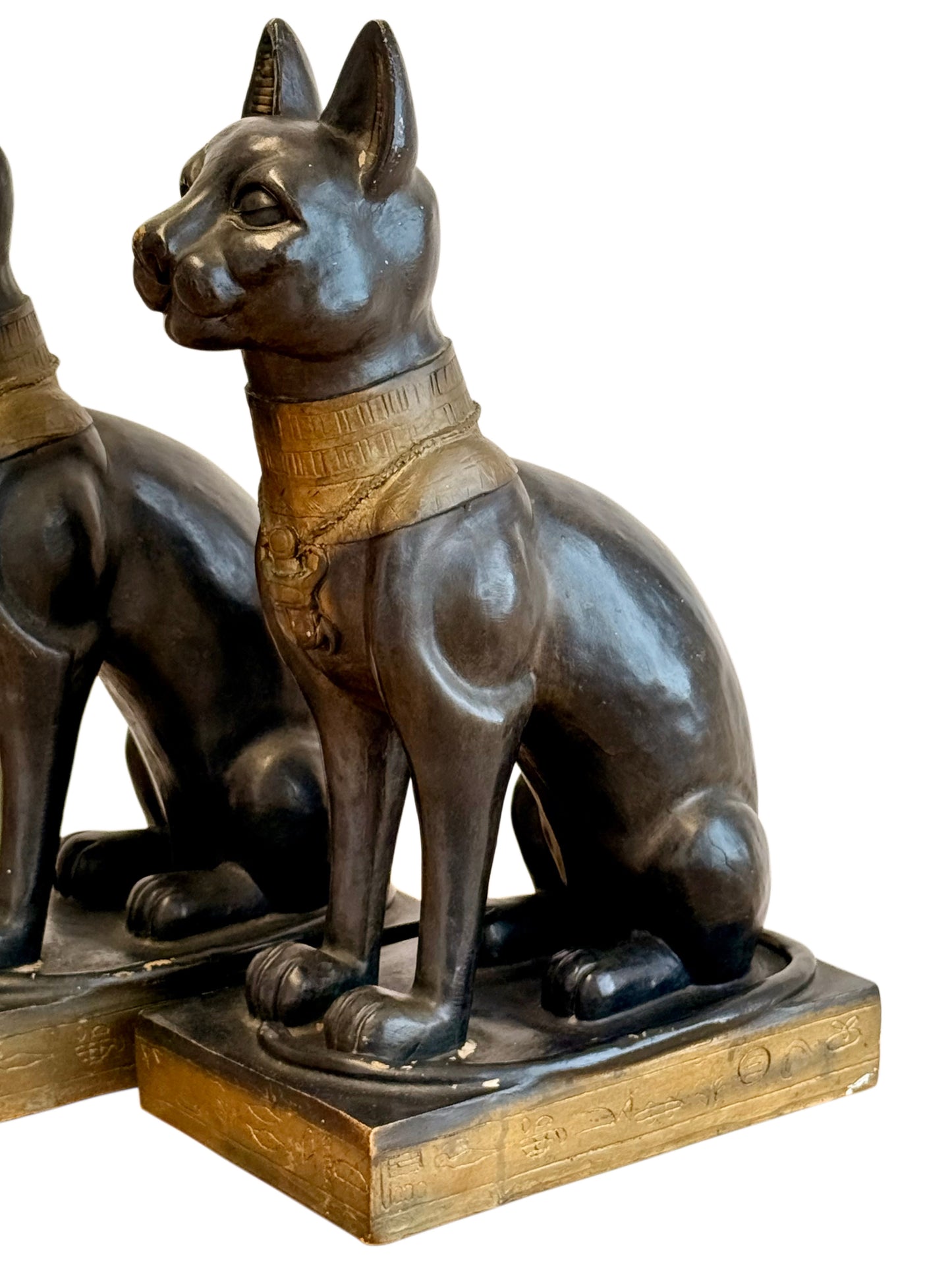 Gayer Anderson Style French Vintage Egyptian Revival Painted ‘Bastet’ Cat