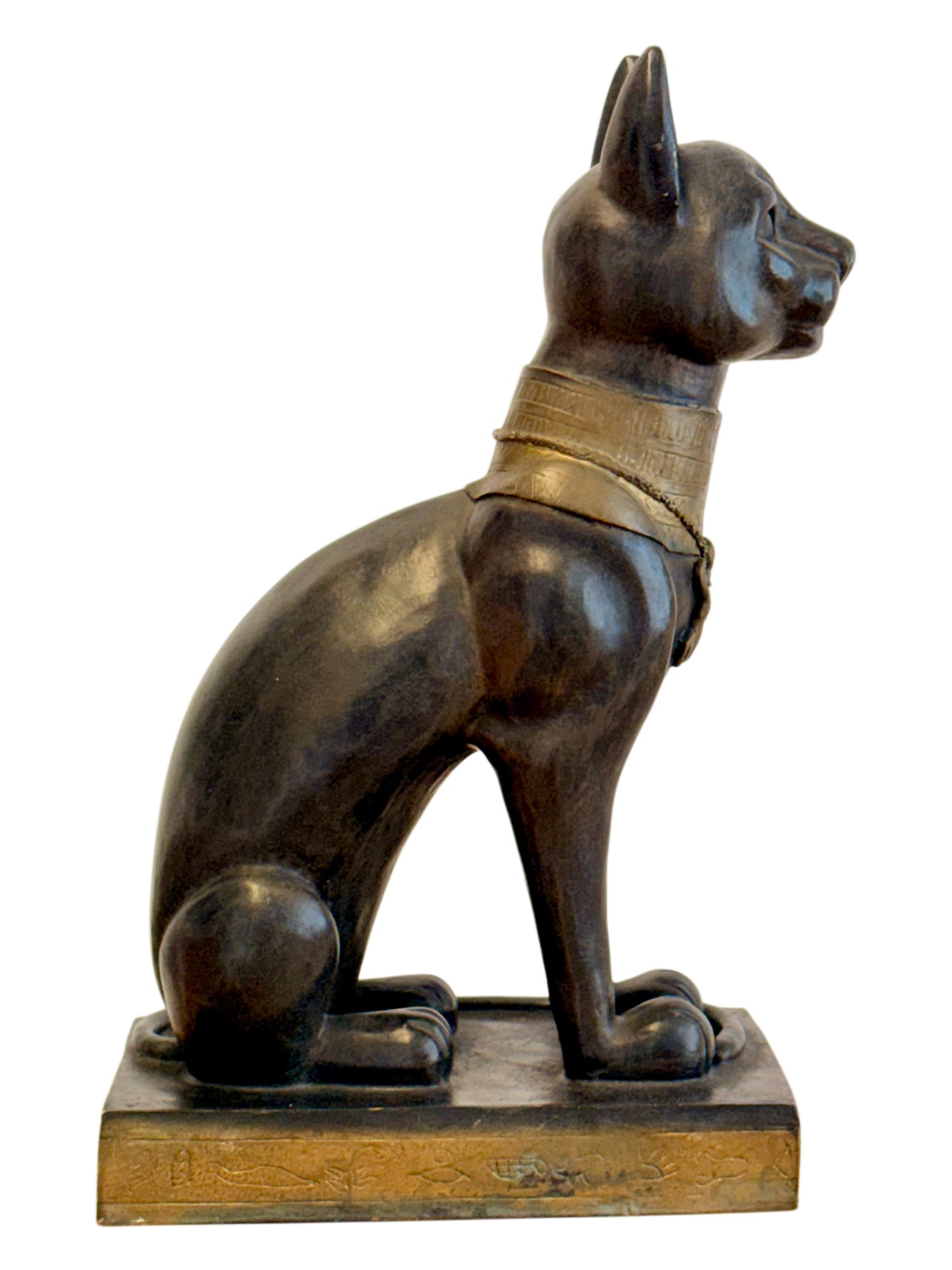 Gayer Anderson Style French Vintage Egyptian Revival Painted ‘Bastet’ Cat