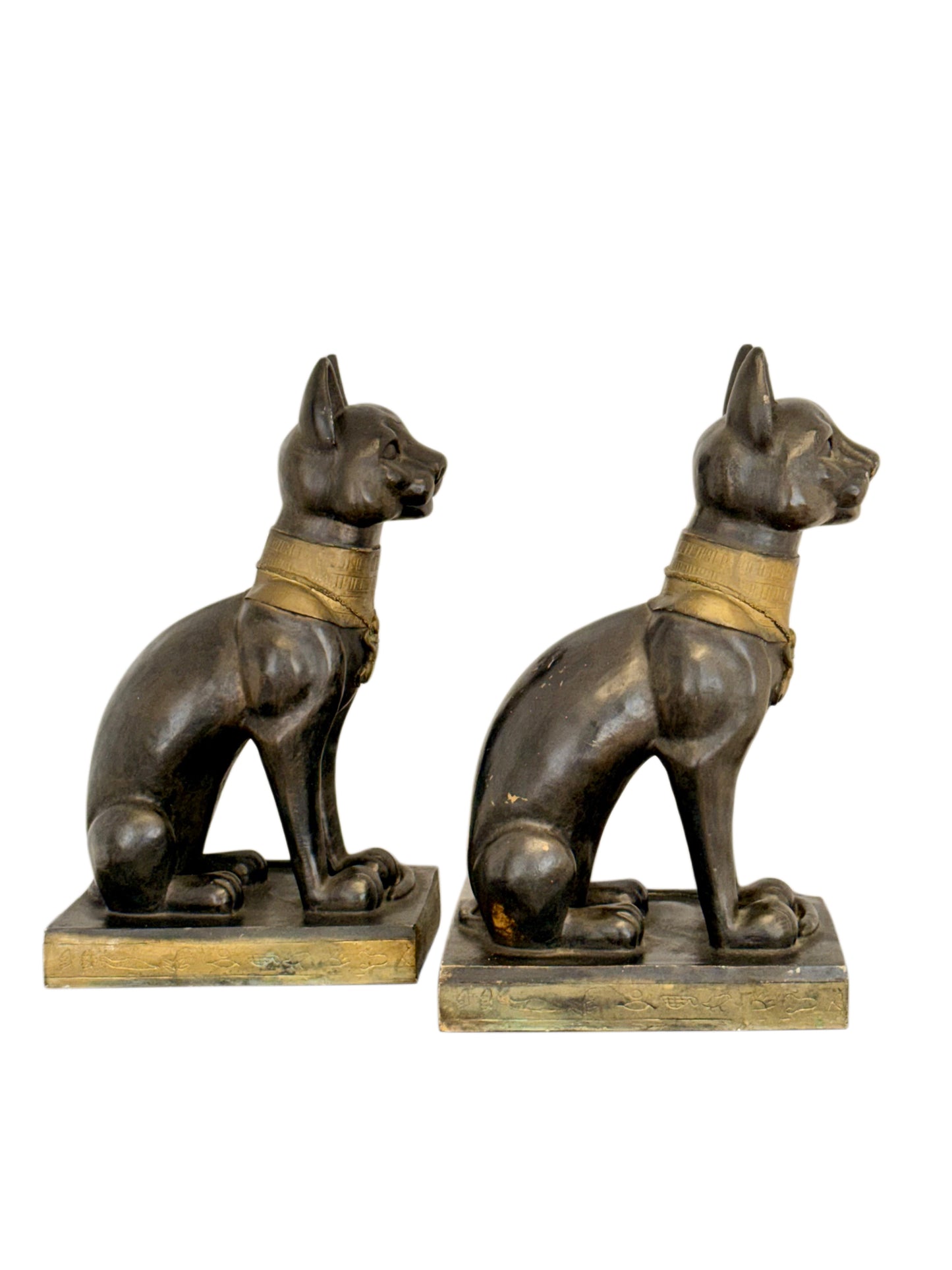 Gayer Anderson Style French Vintage Egyptian Revival Painted ‘Bastet’ Cat