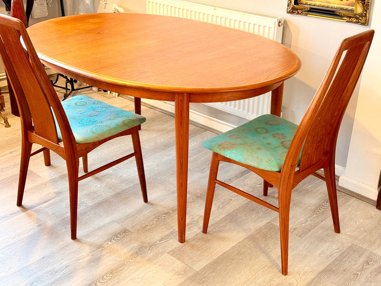 Mid Century Modern Danish Teak Extending Dining Table By Kai Kristiansen For Skovmand and Andersen