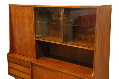 Mid Century Modern Danish Design Teak Highboard