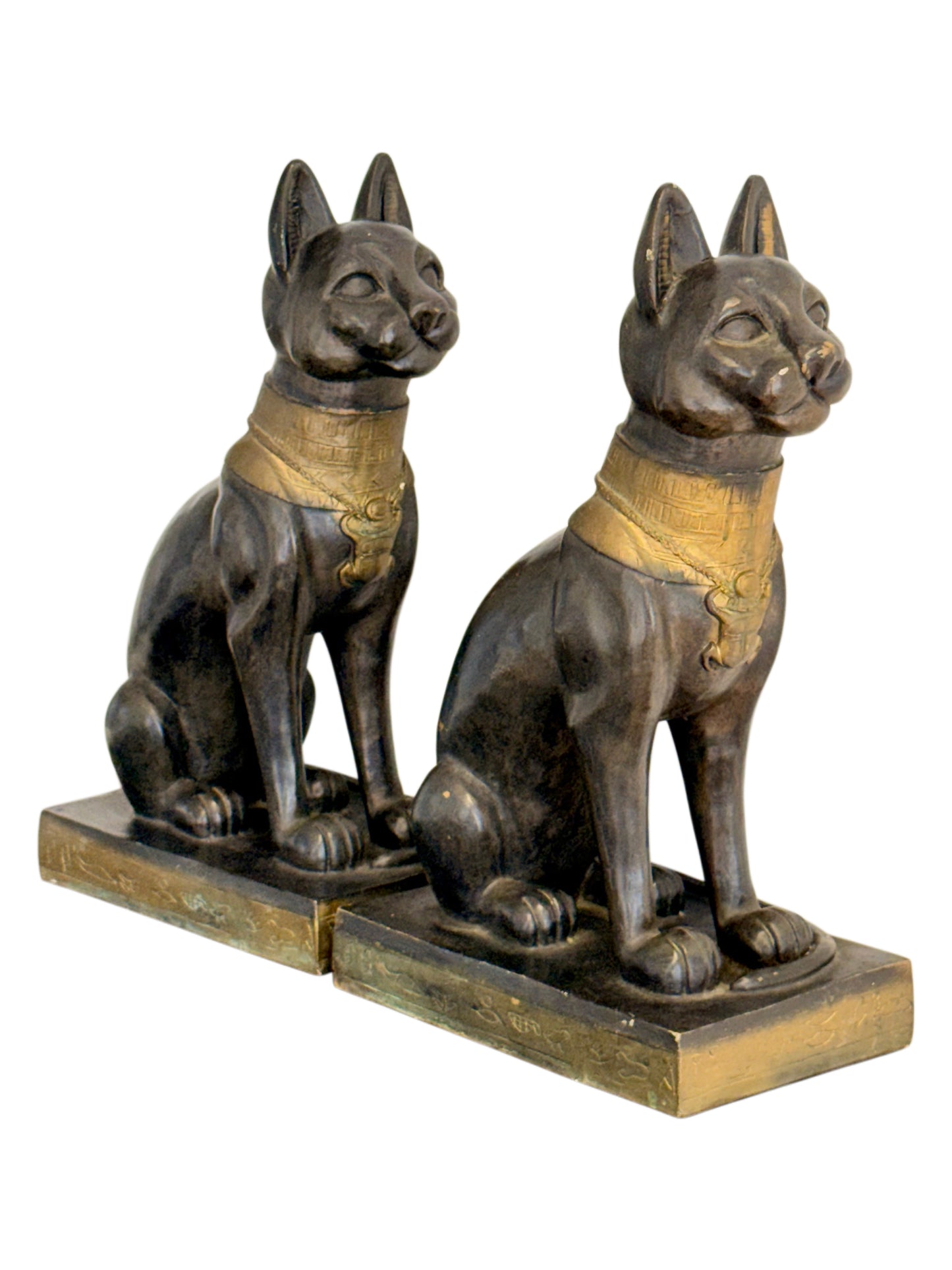 Gayer Anderson Style French Vintage Egyptian Revival Painted ‘Bastet’ Cat