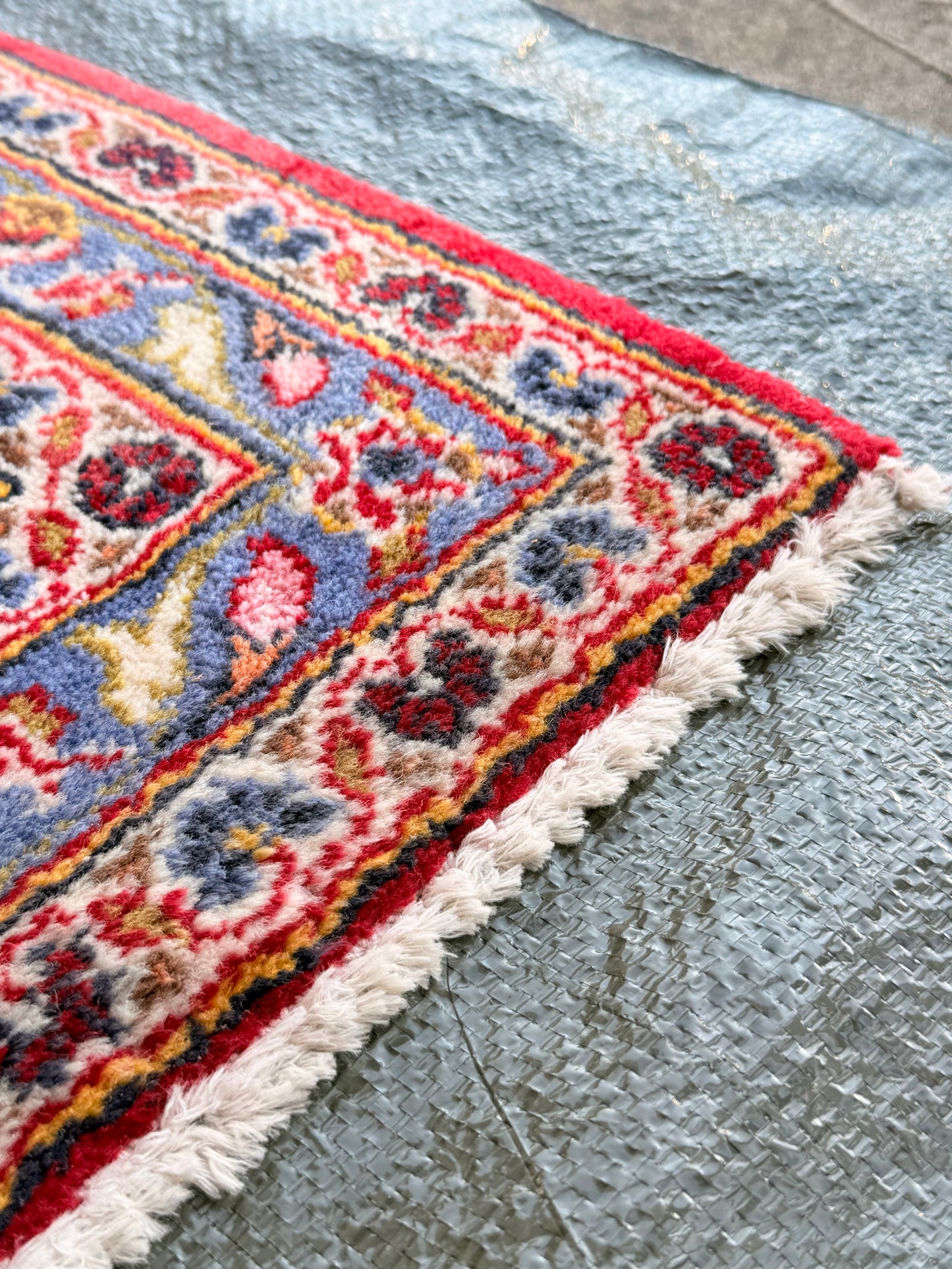 Large Persian Kashan Rug 410 x 292cm Hand Knotted Wool Carpet