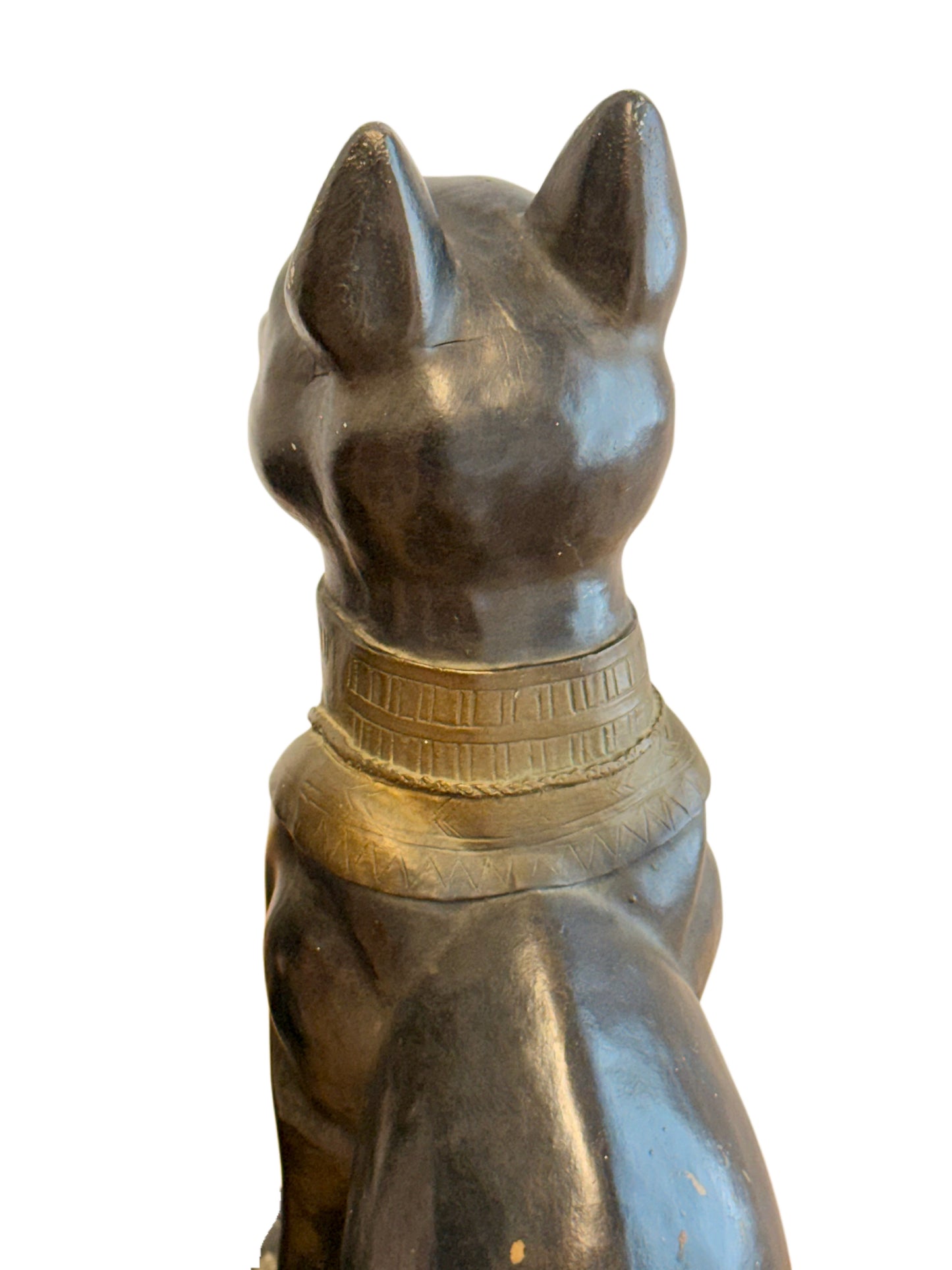 Gayer Anderson Style French Vintage Egyptian Revival Painted ‘Bastet’ Cat