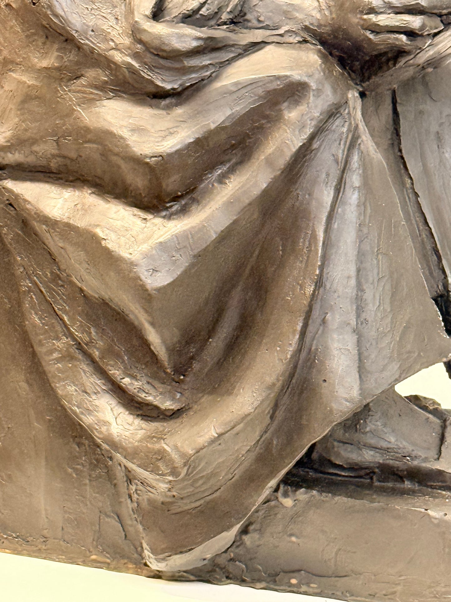 William Lazard (b.1936) - “Reading Monk” Fibreglass Sculpture, Signed & Dated 1995