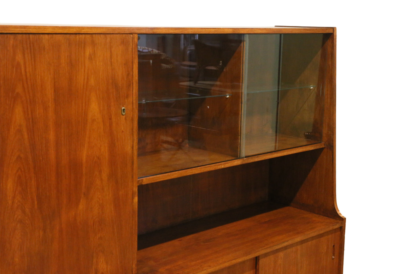Mid Century Modern Danish Design Teak Highboard