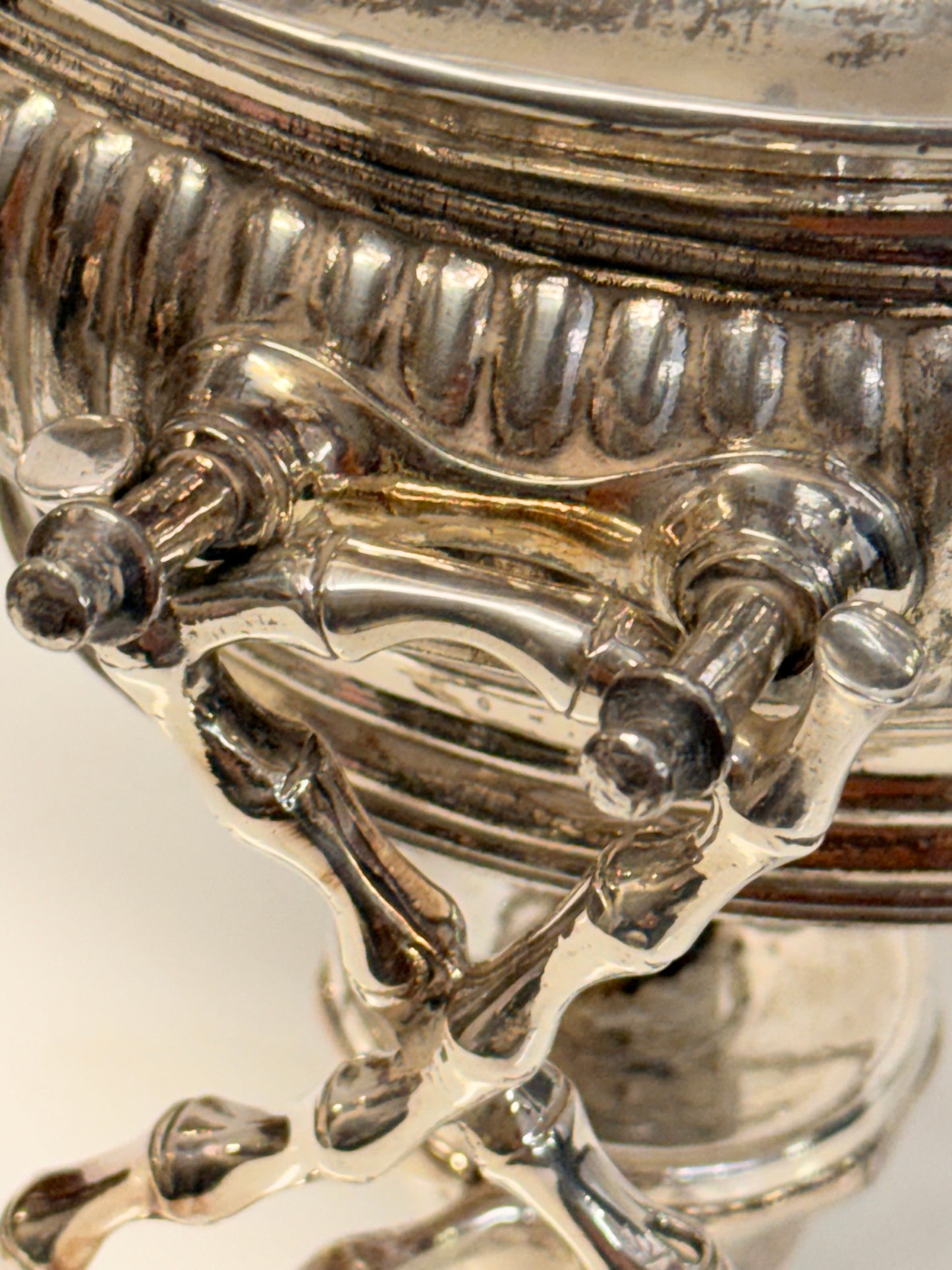 James Dixon & Sons Victorian Silver Plated Spirit Kettle on Stand with Burner