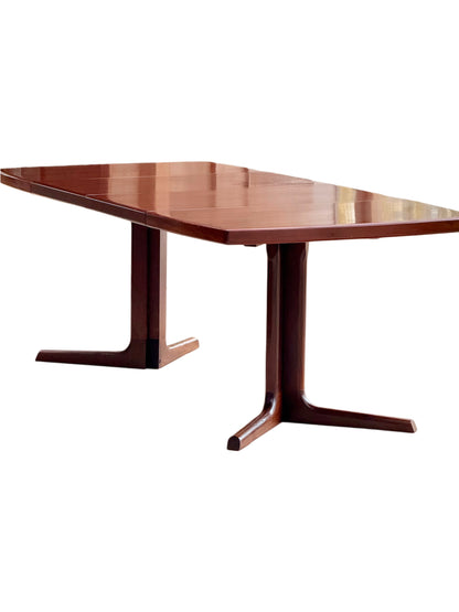 Danish Indian Rosewood Extending Dining Table by Farstrup Møbelfabrik