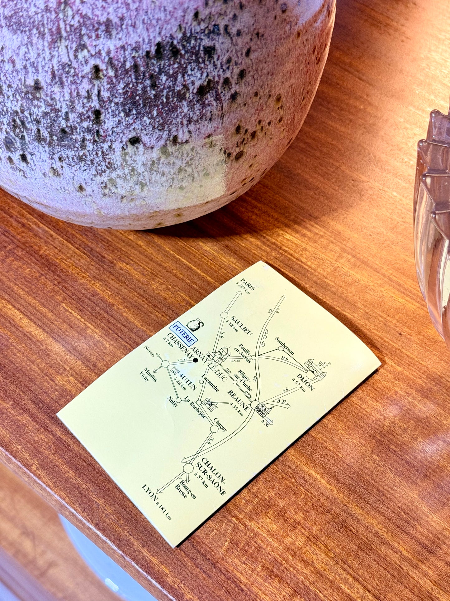 Gérald Pott (1936–2021) Wood-Fired Stoneware Vase – Bulbous Form, Multicoloured Reduction Glaze