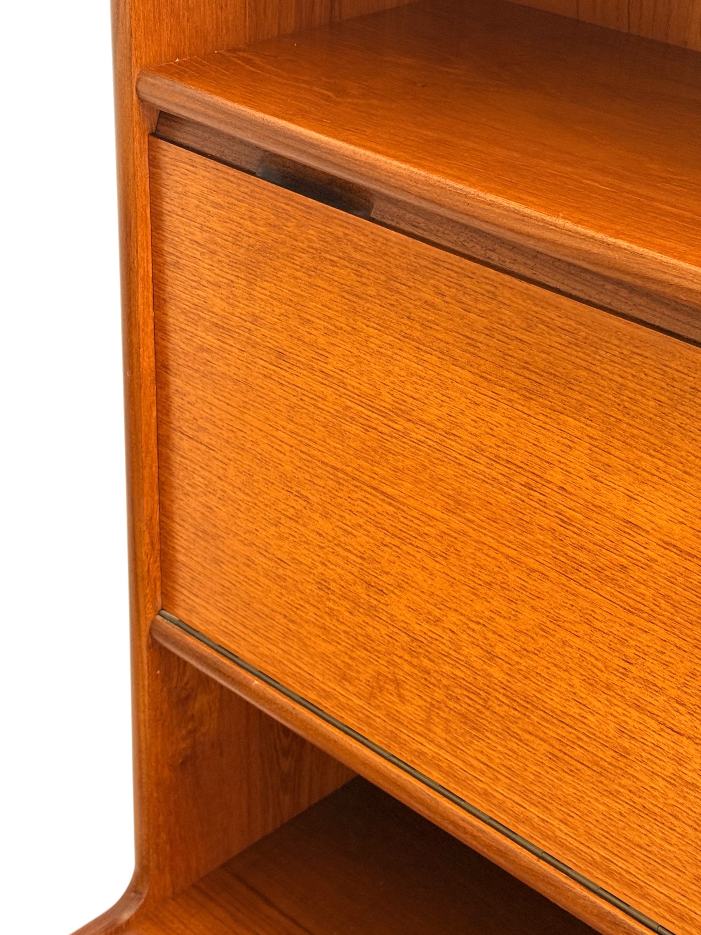 Turnidge Of London, Mid Century Modern Danish Design Teak Wall Unit