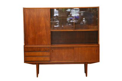 Mid Century Modern Danish Design Teak Highboard