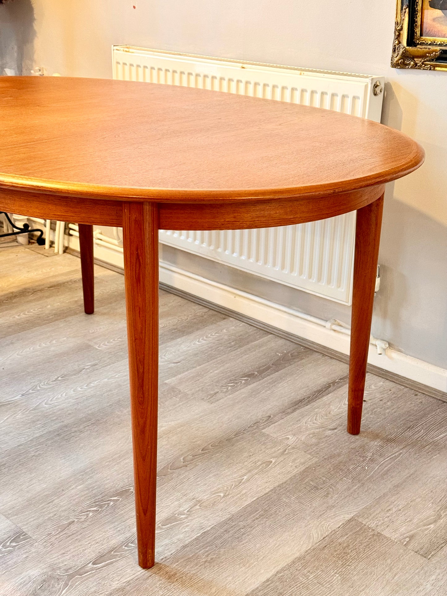 Mid Century Modern Danish Teak Extending Dining Table By Kai Kristiansen For Skovmand and Andersen