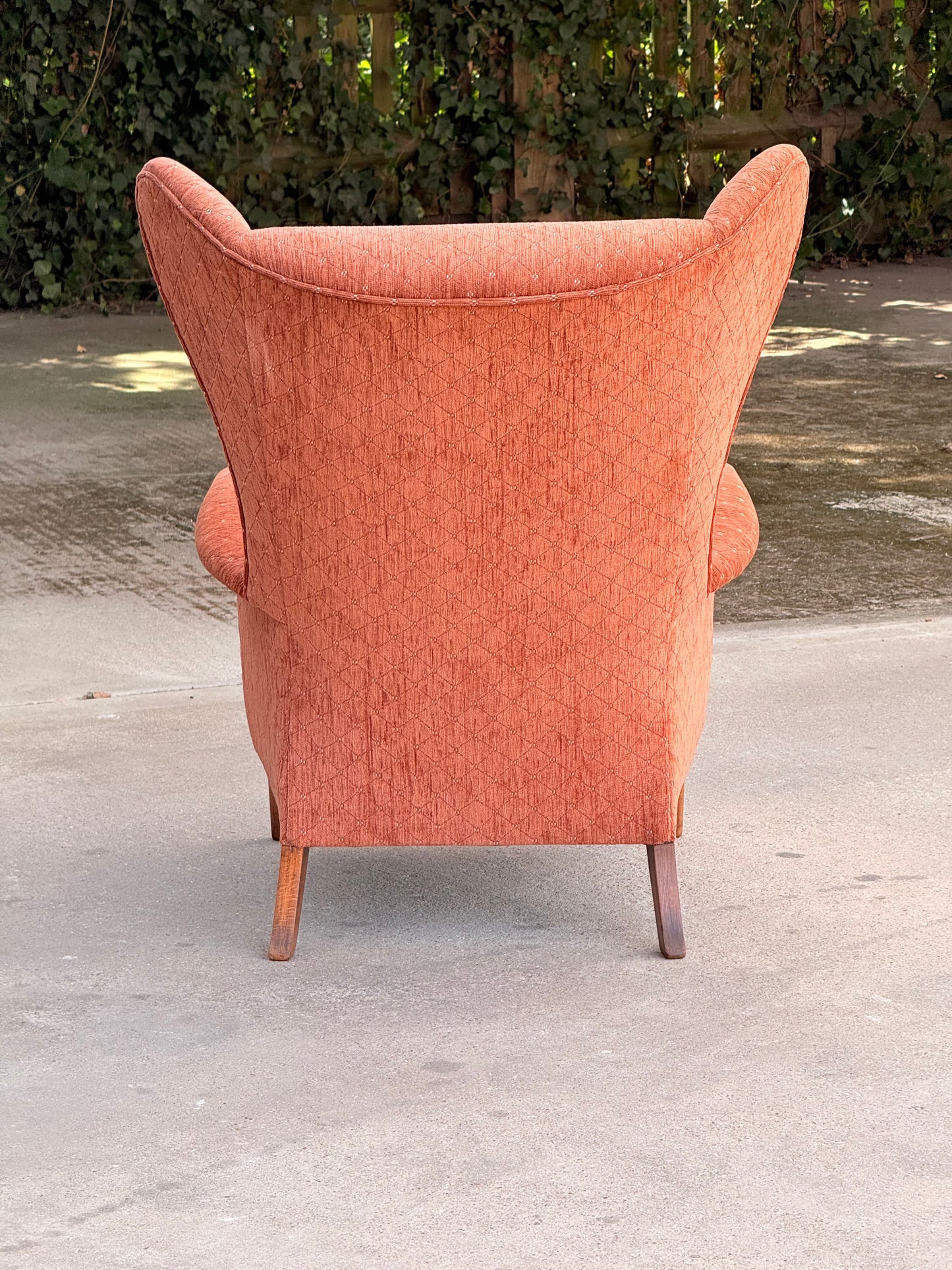 Matched Pair Vintage Parker Knoll PK757 Wingback Lounge Armchairs Mid Century