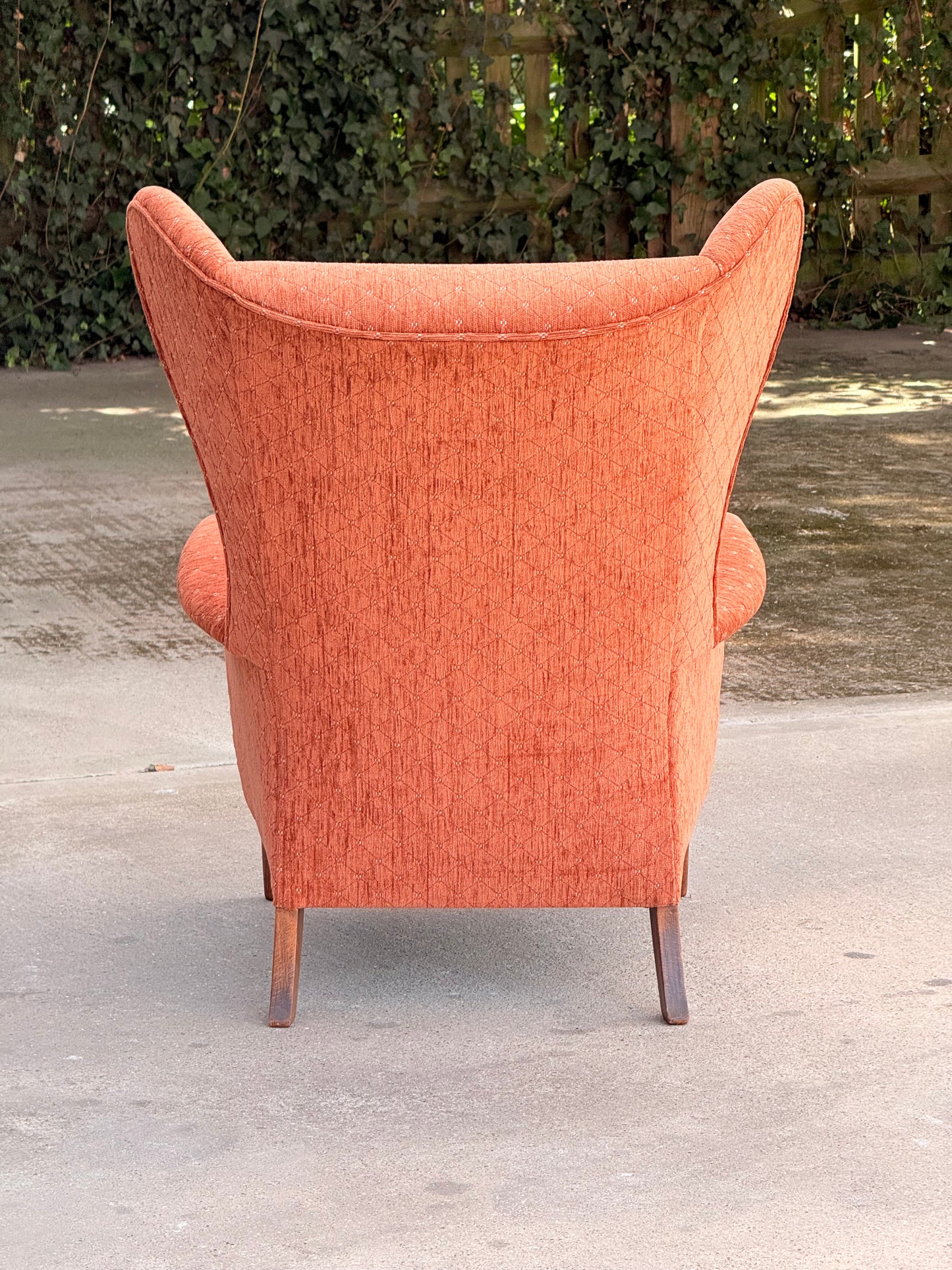 Matched Pair Vintage Parker Knoll PK757 Wingback Lounge Armchairs Mid Century