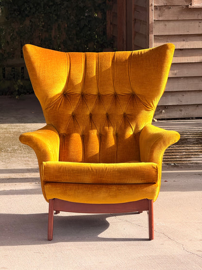 Rare G Plan 6250 Blofeld Wing Chair Mid Century Vintage Armchair 1960s