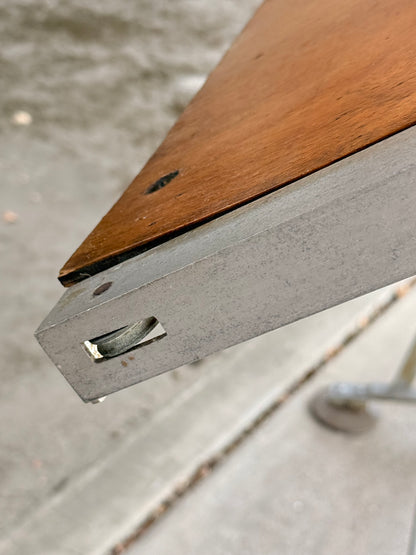 Vintage Industrial Architects Drafting Drawing Table Adjustable Mid Century