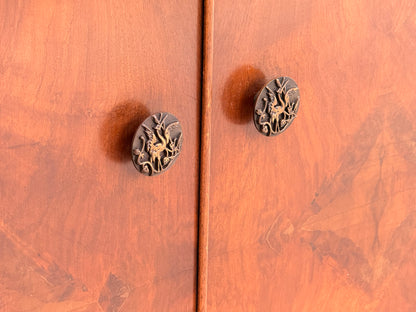 British Utility F121 Walnut Tallboy, CC41, c.1940s
