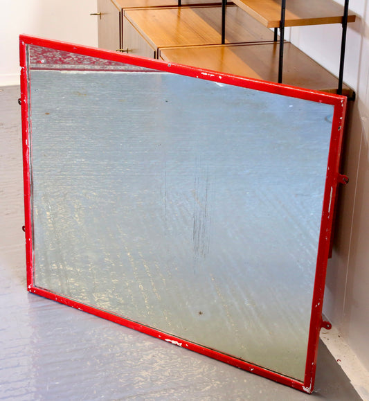 Large Mid Century Modern Rectangular Wall Mirror