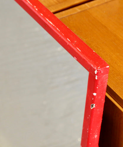 Large Mid Century Modern Rectangular Wall Mirror