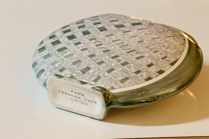 Base of the Gandria moon vase with Costa Ceramiche D'Arte mark