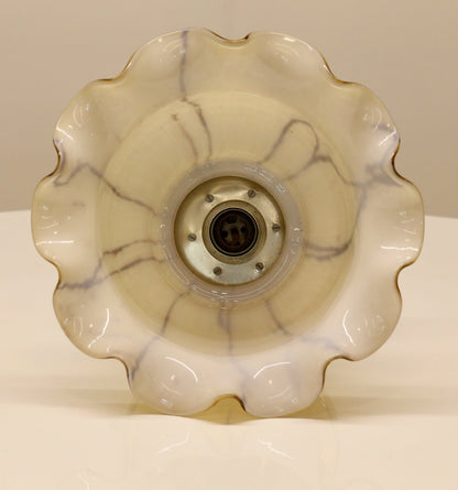 View into the Peill & Putzler shade showing bulb holder