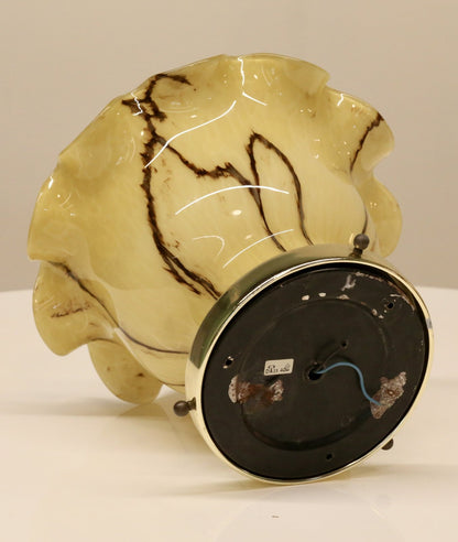 Back plate of the Peill & Putzler ruffled glass ceiling light