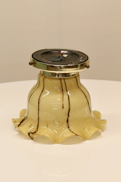 Peill & Putzler ruffled glass ceiling light inverted, small view
