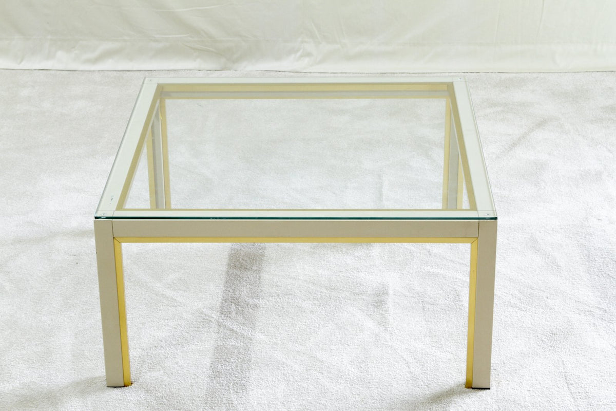 Renato Zevi gilt and lacquer coffee table, front view