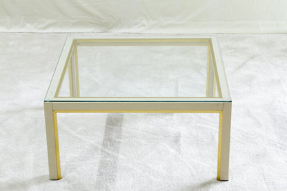 Renato Zevi gilt and lacquer coffee table, front view