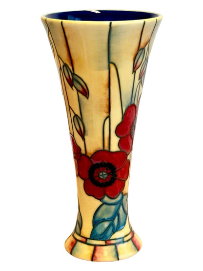Old Tupton Ware poppy vase, reverse side