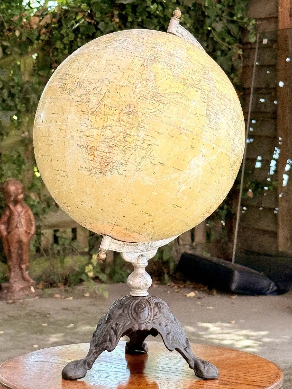 Philips 12 inch terrestrial globe, rotated view