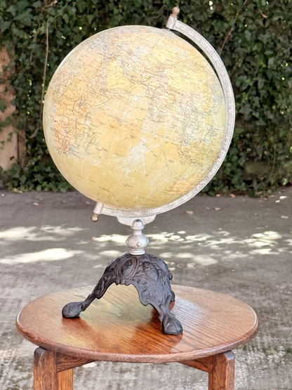 Philips 12 inch terrestrial globe with meridian, side view