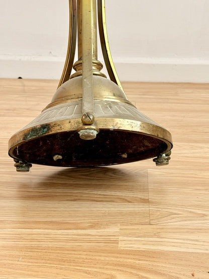 Underside of the Hine & Co lamp tripod base and feet